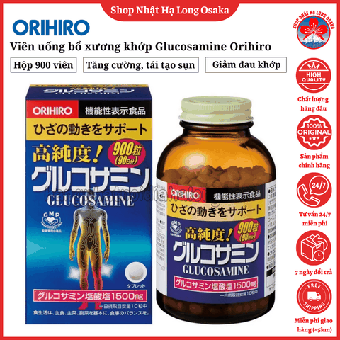 VIÊN UỐNG BỔ XƯƠNG KHỚP GLUCOSAMINE ORIHIO 950 VIÊN - 4971493803842