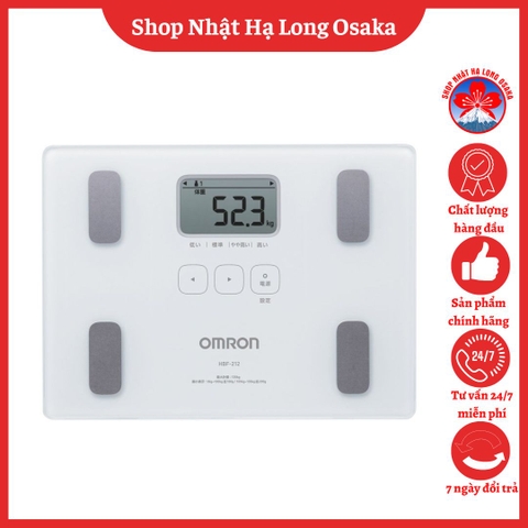 CÂN ĐIỆN TỬ OMRON ĐO LƯỢNG MỠ CƠ THỂ HBF-212