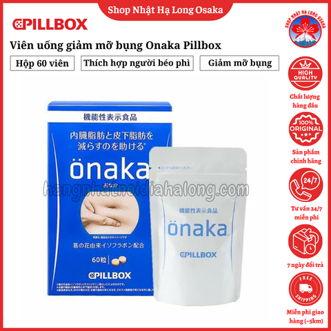 VIÊN UỐNG GIẢM MỠ BỤNG ONAKA BILLBOX HỘP 60 VIÊN - 4571139244314