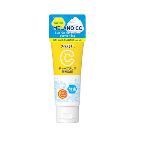 Sữa Rửa Mặt Melano CC Deep Clear Dưỡng Sáng, Sạch Sâu 130G - 4987241173242