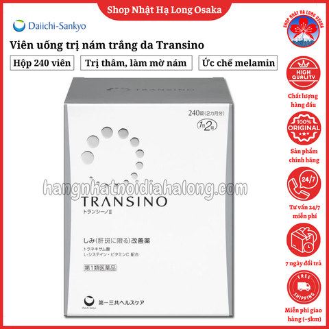 VIÊN UỐNG TRỊ NÁM TRANSINO 240 VIÊN (60 NGÀY) - 4987107614575