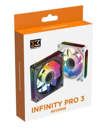 Fan Case Xigmatek - Infinity Pro 3 Reverse - (Fan cánh ngược) - Màu Đen (Fan Sync main)