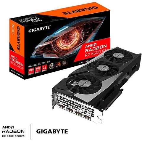 VGA GIGABYTE Radeon RX 6600XT GAMING OC PRO 8G (GV-R66XTGAMINGOC PRO-8GD)