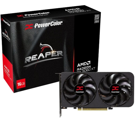 VGA PowerColor AMD Reaper Radeon RX 9060 XT 16GB GDDR6 (RX9060XT 16G-A) (2 Fan)