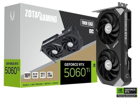 VGA Zotac RTX 5060Ti 16GB Twin Edge (2 Fan)