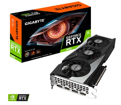 VGA GIGABYTE GeForce RTX 3060 GAMING OC 12G