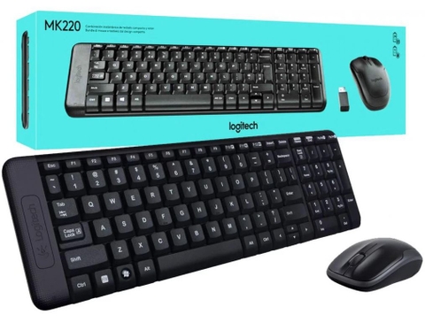 Bộ bàn phím chuột Wireless Logitech MK220