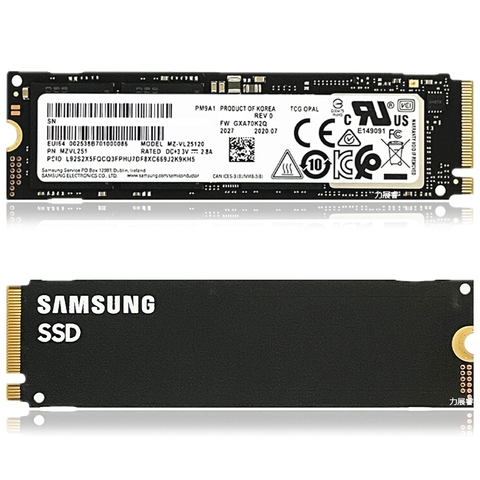 SSD Samsung NVMe PM9A1 M.2 PCIe Gen4 x4 256GB