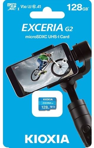 Thẻ nhớ Exceria - 128GB Kioxia (CL10,U3,V30,4K,A1) - (LMEX2L128GG4)