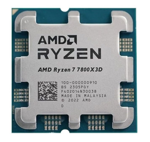 CPU AMD Ryzen 7 7800X3D (4.2GHZ UP TO 5.0GHZ/105MB/8 CORES 16 THREADS/120W/SOCKET AM5)