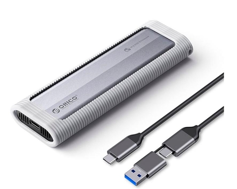 Box di động Orico AXM2-G2-V1-GY-BP (SSD M.2 PCIe NVMe) - (Tốc độ 10Gbps)