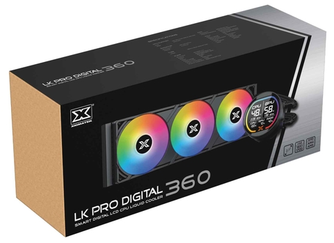Tản nhiệt nước Xigmatek LK Pro 360 Digital - Màu Đen (3 Fan)