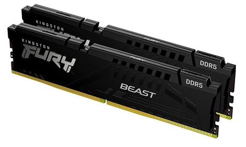 Ram Kingston Fury Beast BLK RGB K2 64GB (2x32GB) (DDR5) (6000MHz) (KF560C30BBAK2-64)