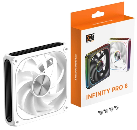 Fan Case Xigmatek - Infinity Pro 8 Arctic - Màu Trắng (Fan Sync main)