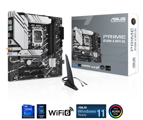 Mainboard Asus Prime B760M - A Wifi (DDR4) - Intel