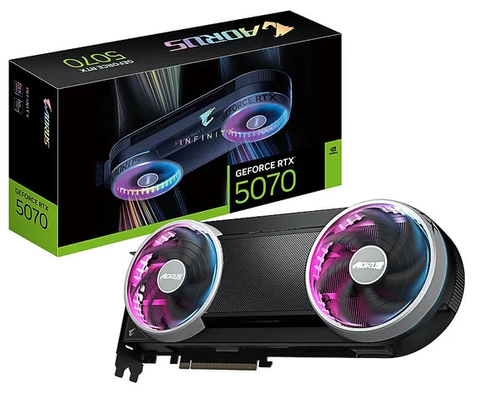 VGA Gigabyte RTX 5070 Aorus Infinity 12G (GV-N5070AORUS IF-12GD) - (2 Fan)