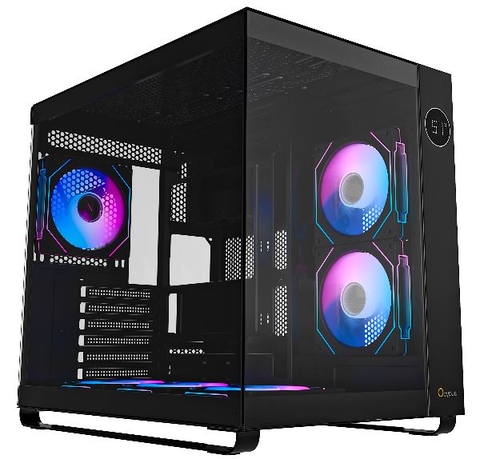 Vỏ Case Ocypus - Lota C70 BK ARGB (ATX/MATX/ITX, 6 Fan ARGB, Đen) - Màu đen