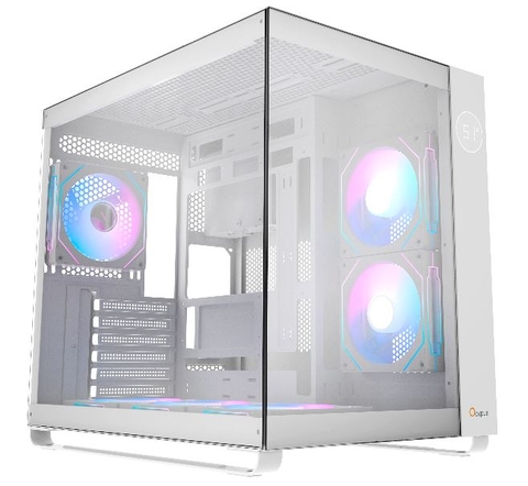 Vỏ Case Ocypus - Lota C70 WH ARGB (ATX/MATX/ITX, 6 Fan ARGB, Trắng) - Màu Trắng