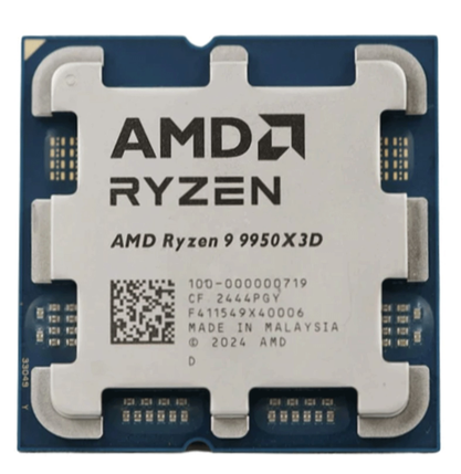 CPU AMD Ryzen 9 9950X3D - TRAY - (AMD AM5 - 16 Core - 32 Thread - Base 4.3Ghz - Turbo 5.7Ghz - Cache 140MB)