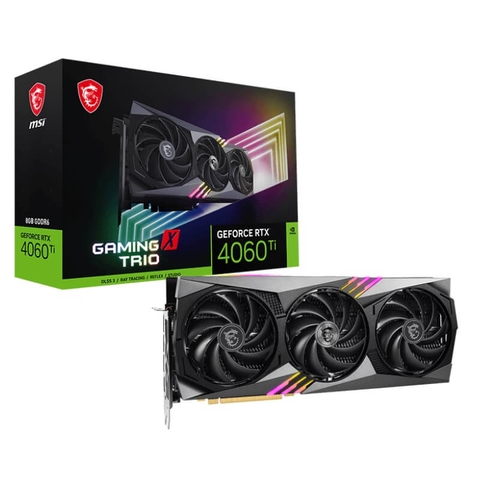 VGA MSI RTX 4060Ti GAMING X TRIO 8G