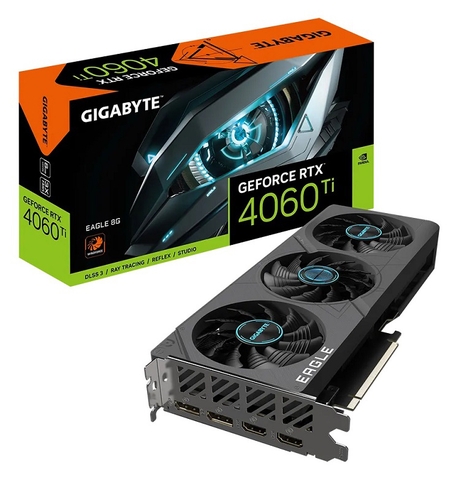 VGA Gigabyte RTX 4060Ti EAGLE 8G (GV-N406TEAGLE-8GD)