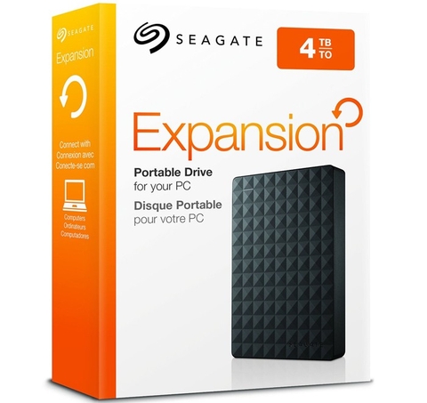 Ổ cứng di động HDD Seagate Expansion Portable 4TB USB 3.0 - STEA4000400 (Đen xám)