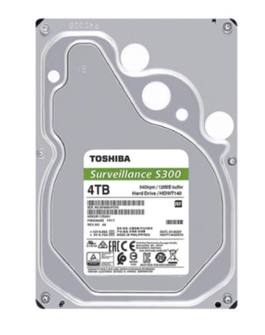 HDD Toshiba S300 Surveillance 4TB - (HDWT840UZSVA)