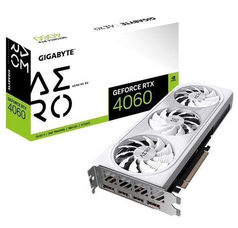 VGA Gigabyte RTX 4060 AERO OC 8GB (GV-N4060AERO OC-8GD)