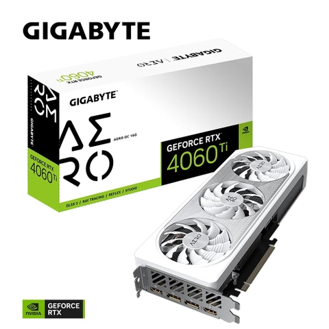 VGA Gigabyte GeForce RTX 4060Ti AERO OC 16GB (3 Fan)