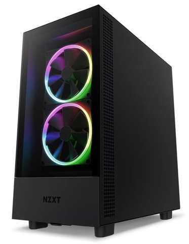 Vỏ case NZXT H5 Elite All Black - Màu Đen
