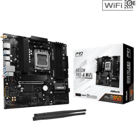 Mainboard Asrock B850M Pro-A WiFi (AMD) - (DDR5)