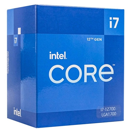 CPU Intel Core i7 -12700 (Up To 4.90 GHz, 12 Nhân 20 Luồng, 25M Cache, Socket Intel LGA 1700)