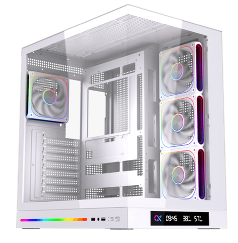 Vỏ Case Xigmatek Cloud DGT Arctic - Màu Trắng (Không Kèm Quạt)