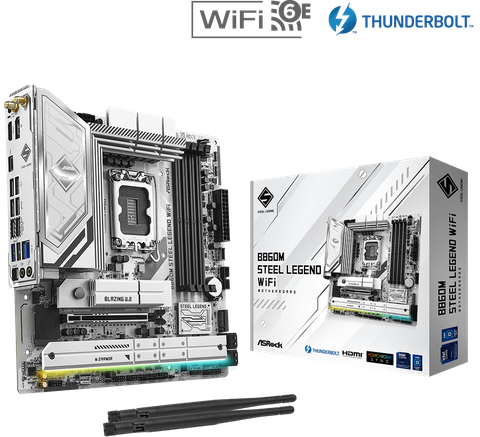 Mainboard Asrock B860M Steel Legend WiFi (DDR5) - Intel