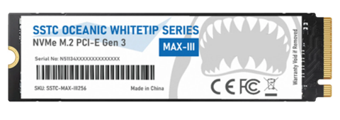 SSD SSTC Oceanic Whitetip NVMe M.2 MAX-III 256GB (Gen 3)