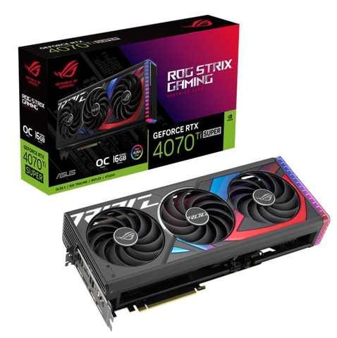 VGA Asus Rog Strix GeForce RTX 4070Ti SUPER OC Edition 16GB GDDR6X