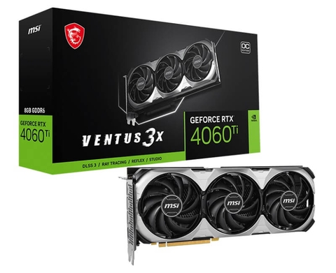 VGA MSI RTX 4060Ti VENTUS 3X 8G OC