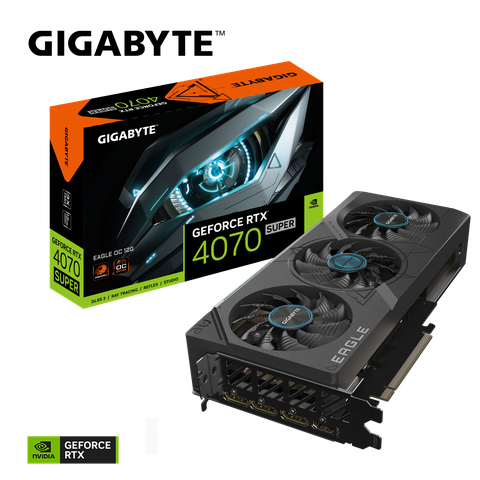 VGA Gigabyte RTX 4070 SUPER EAGLE OC 12GB (N407SEagleOC-12GD)