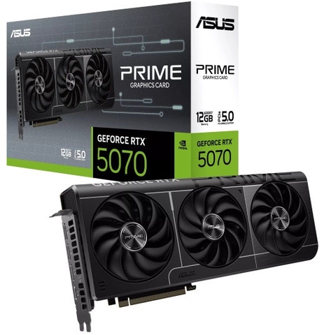 VGA Asus Prime GeForce RTX 5070 OC Edition 12GB GDDR7 (3 Fan)