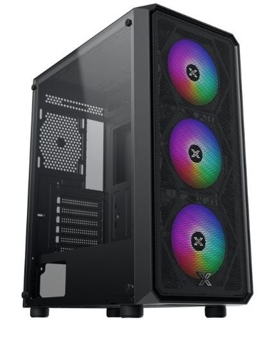 Vỏ Case Xigmatek Duo X 3F - Black - Màu Đen (3 Fan)