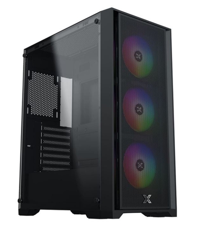 Vỏ Case Xigmatek - Gaming X II 3FX - Kèm 3 Fan - (Màu Đen)