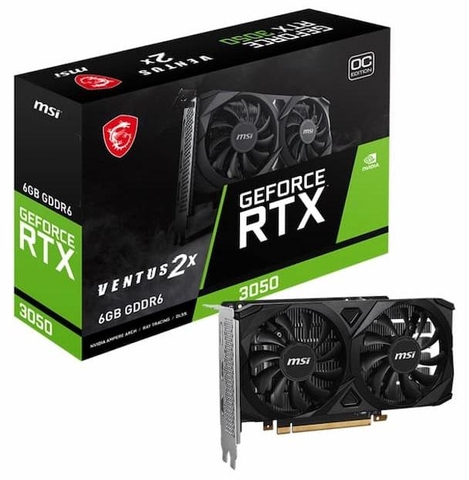 VGA MSI RTX 3050 VENTUS 2X 6G OC