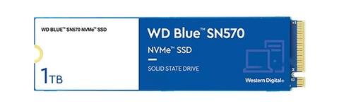 SSD WD Blue SN570 1TB NVMe PCIe Gen3x4 (WDS100T3B0C)
