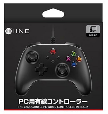 Tay cầm Pro Controller IINE cho Nintendo Switch - VANGUARD L1 L718 Màu Đen Black (L718) - Có dây