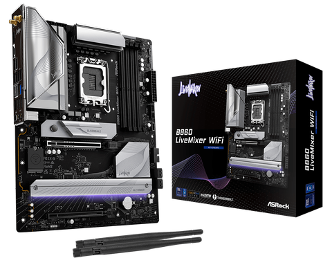 Mainboard Asrock B860 LiveMixer WiFi (DDR5) - Intel