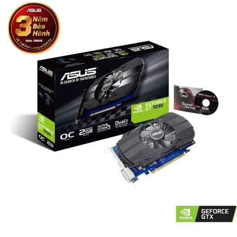VGA Asus PH-GT1030-O2G (2GB GDDR5, 64-bit, DVI+HDMI)