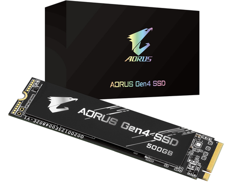 SSD Gigabyte Aorus 500GB PCIe Gen4 x4 NVMe M.2 (GP-AG4500G)
