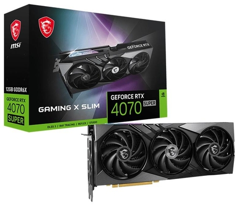 VGA MSI RTX 4070 SUPER 12GB GAMING X SLIM