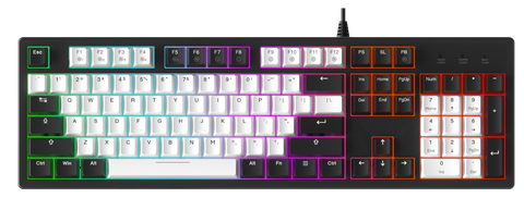 Bàn phím cơ DareU - EK104 (Dream Switch) (Black/White)