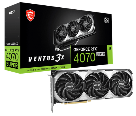 VGA MSI RTX 4070 SUPER 12GB VENTUS 3X OC